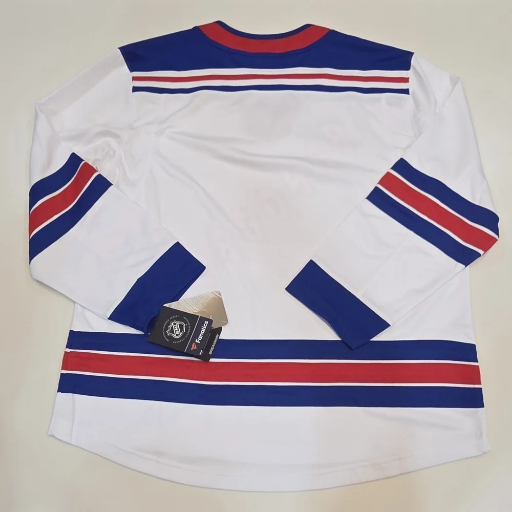 NEW YORK RANGERS NHL Fanatics Men's White Breakaway Hockey Jersey| Size X-Large